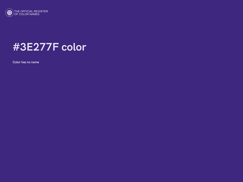 #3E277F color image