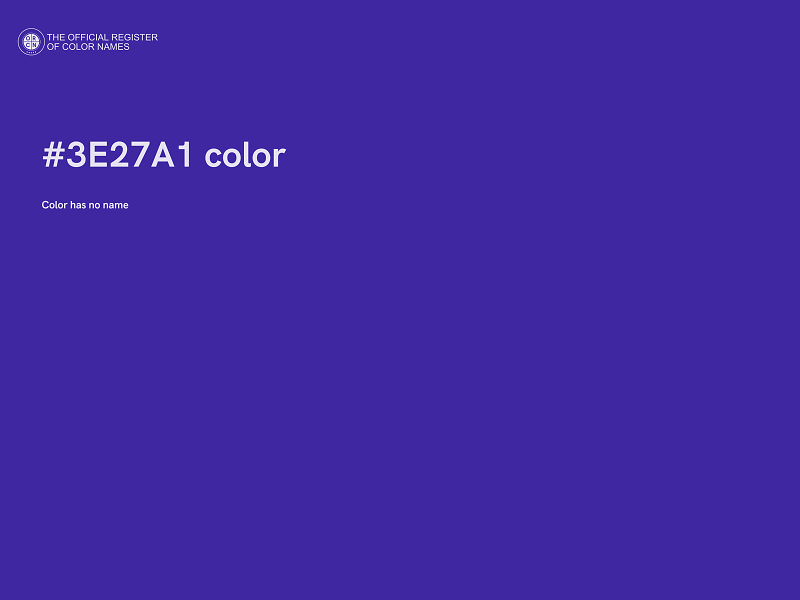 #3E27A1 color image
