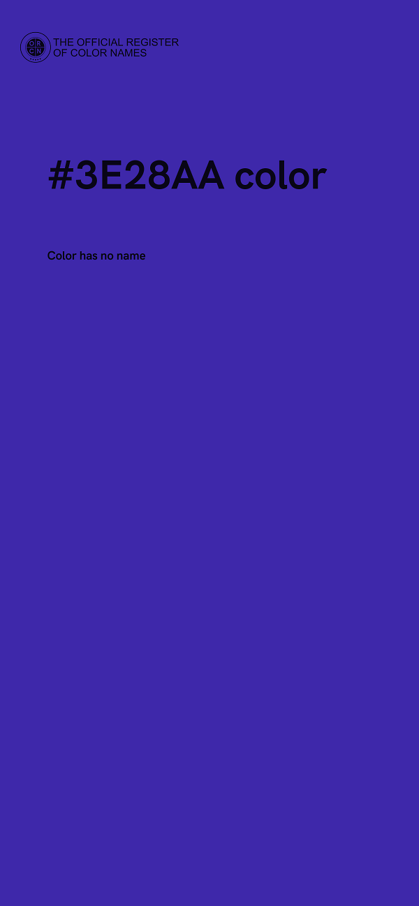 #3E28AA color image