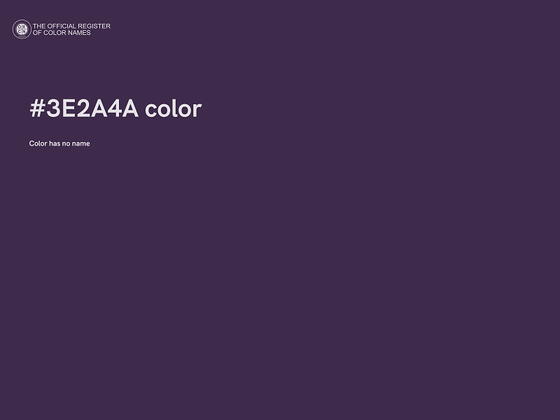 #3E2A4A color image