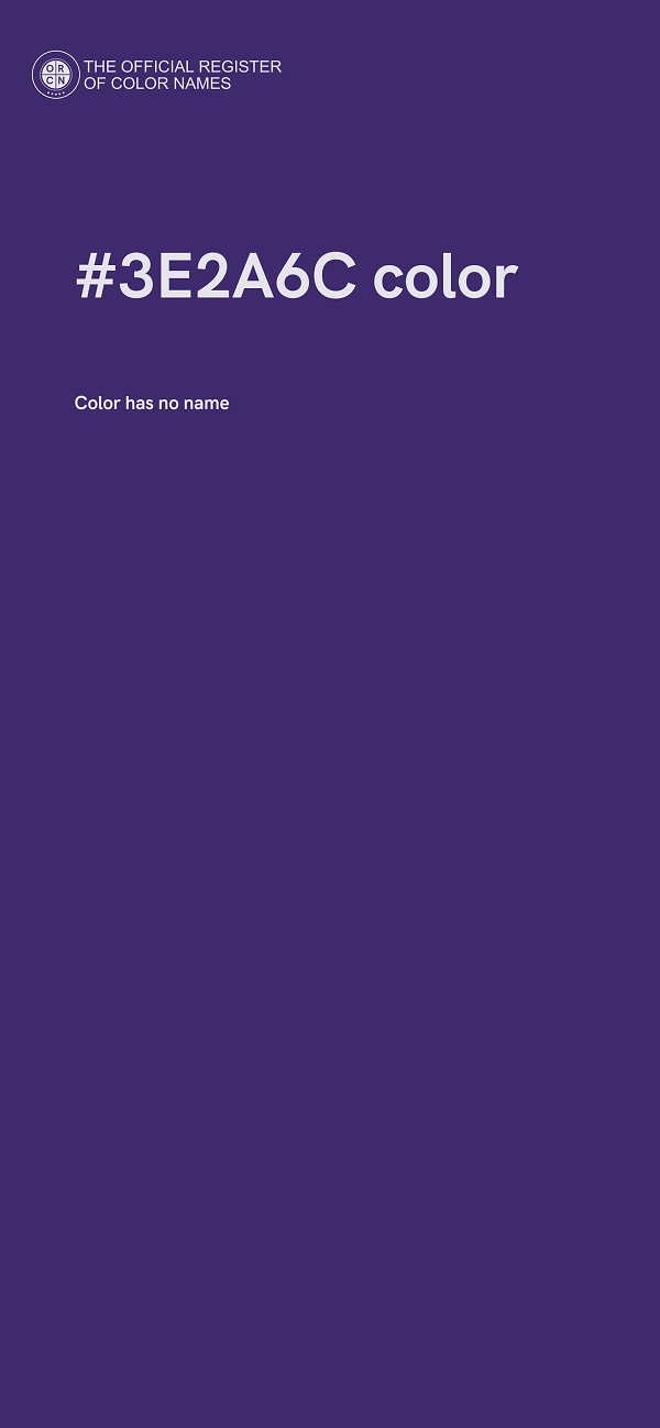 #3E2A6C color image