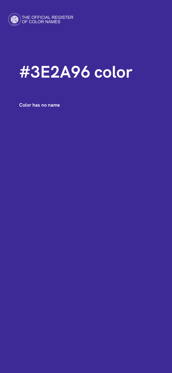 #3E2A96 color image