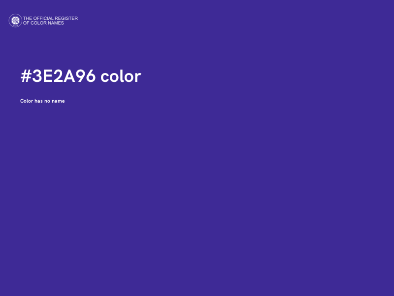 #3E2A96 color image