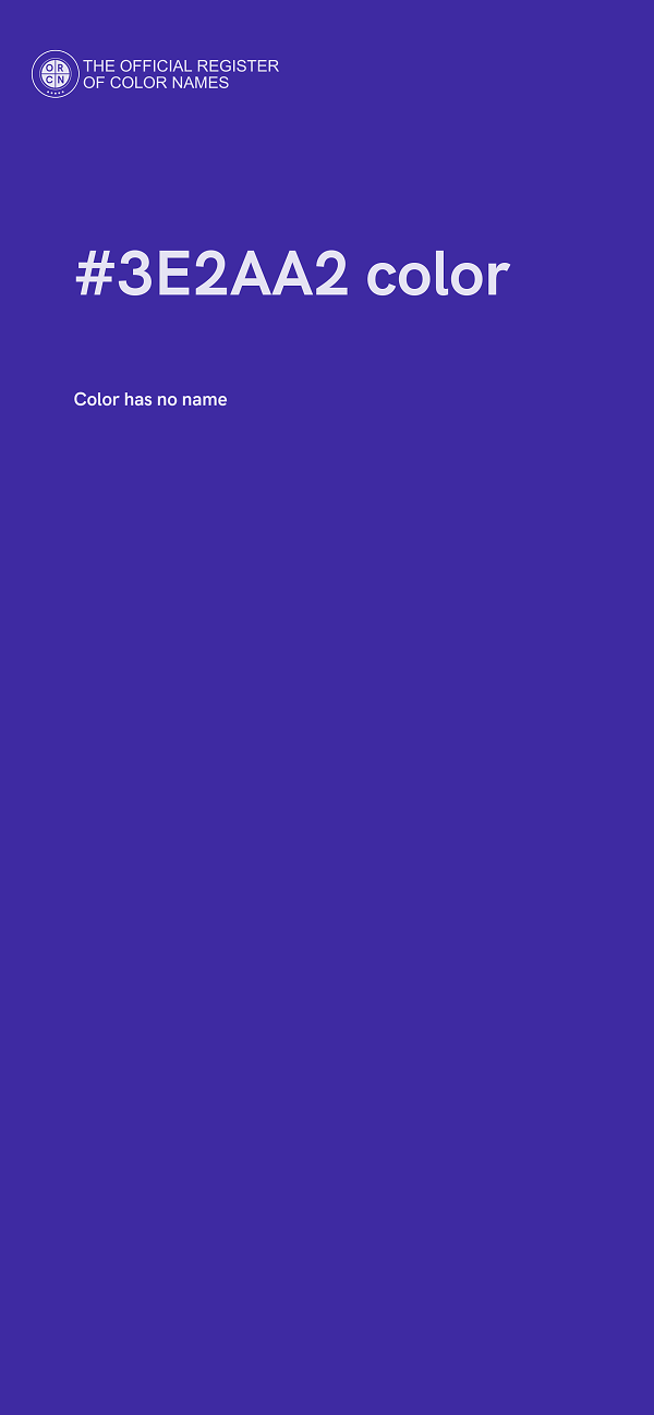 #3E2AA2 color image
