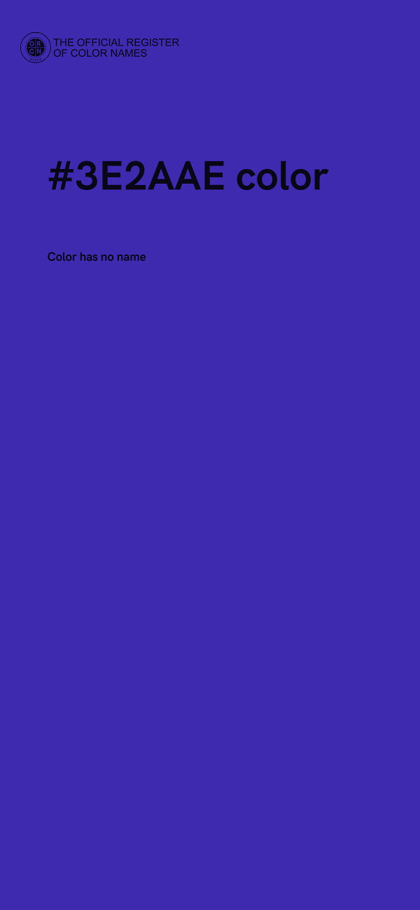 #3E2AAE color image