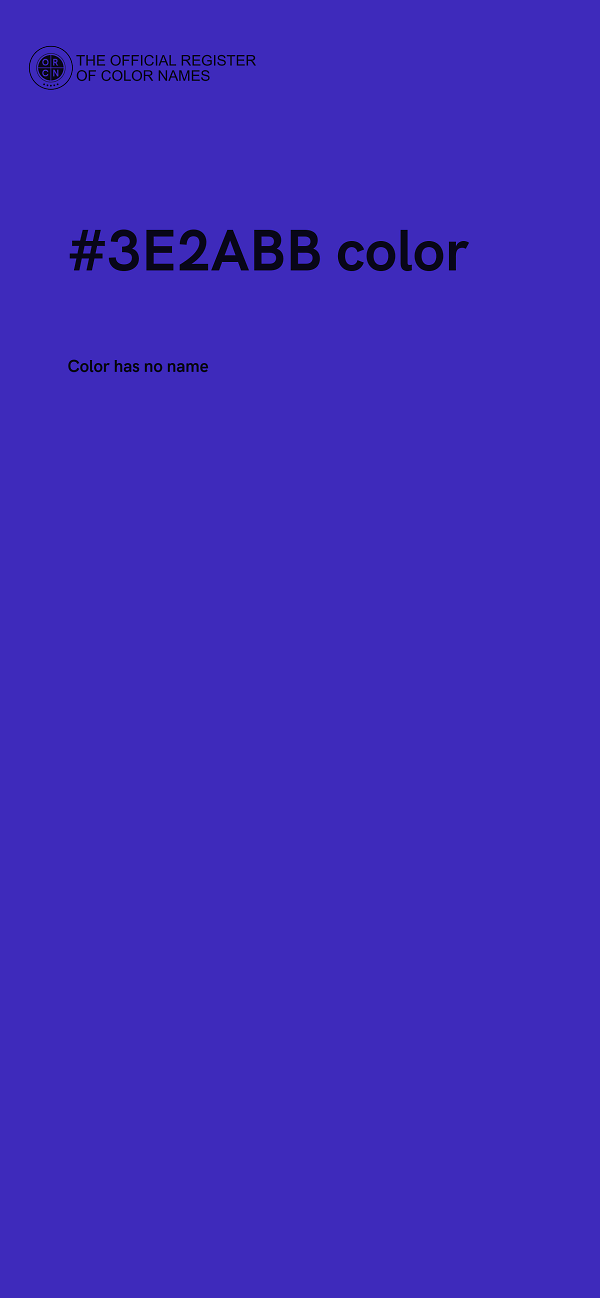 #3E2ABB color image
