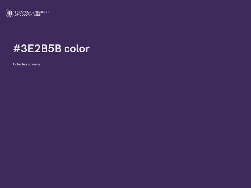 #3E2B5B color image