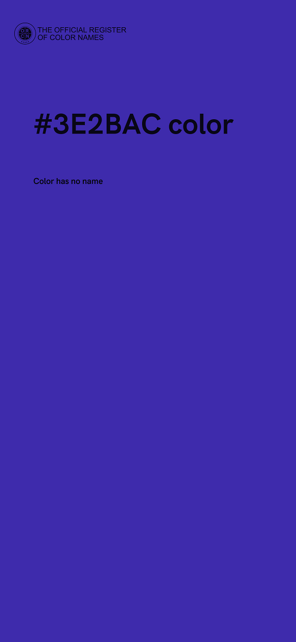 #3E2BAC color image