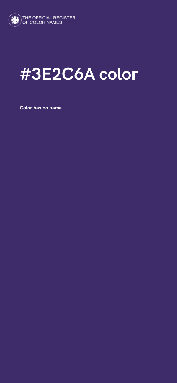 #3E2C6A color image