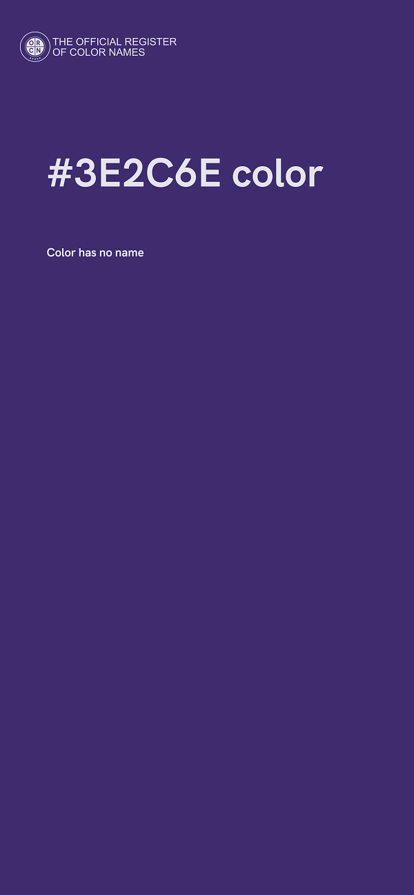 #3E2C6E color image