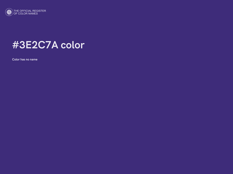 #3E2C7A color image