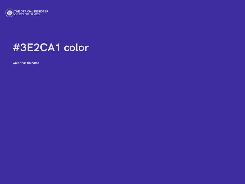 #3E2CA1 color image