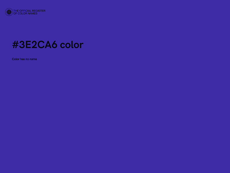 #3E2CA6 color image