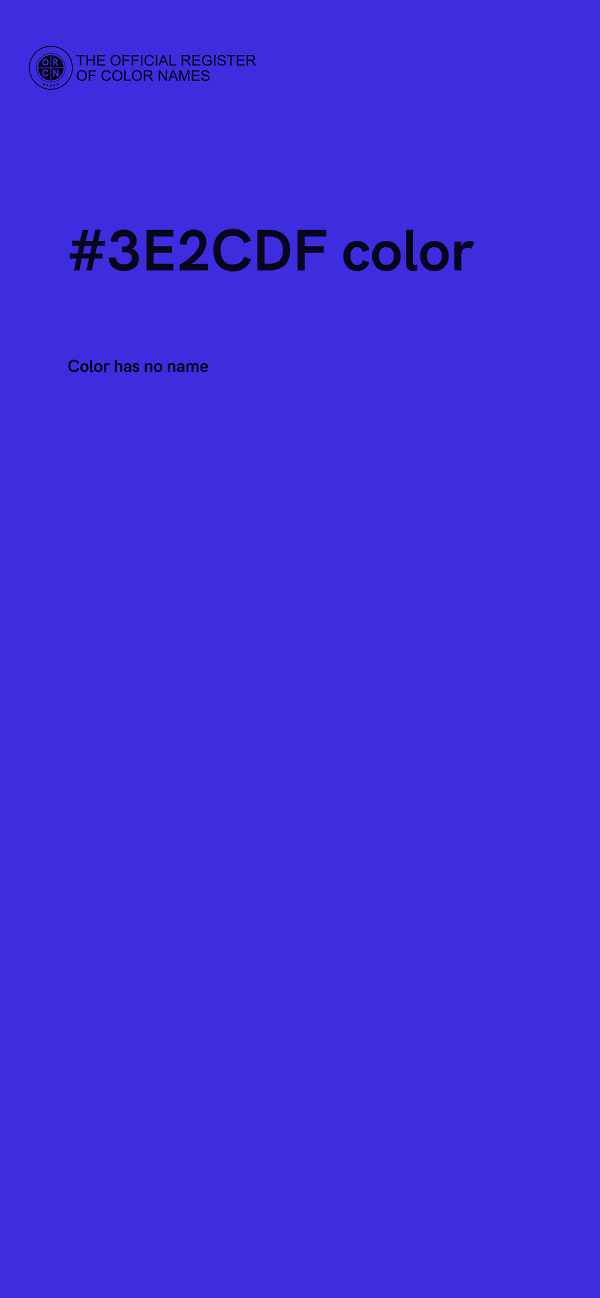 #3E2CDF color image