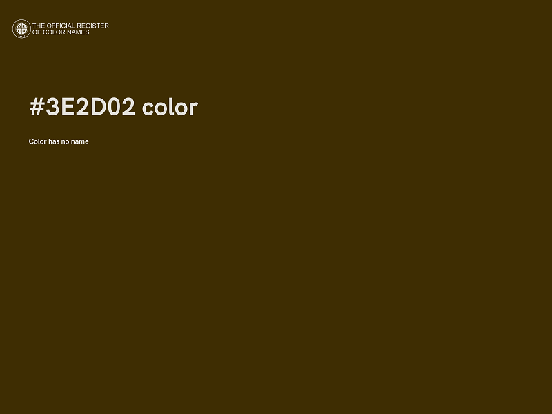 #3E2D02 color image