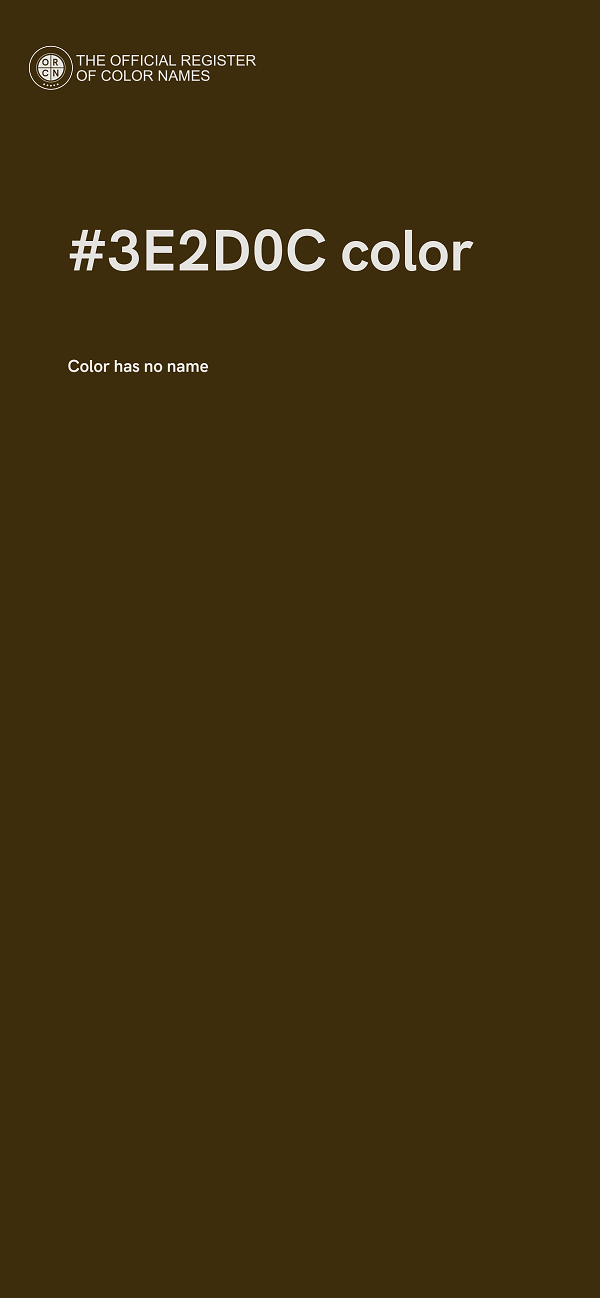 #3E2D0C color image