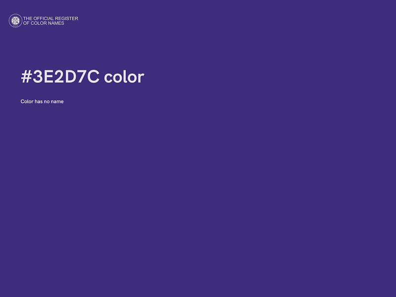 #3E2D7C color image