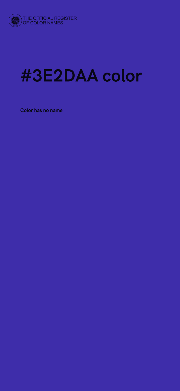 #3E2DAA color image