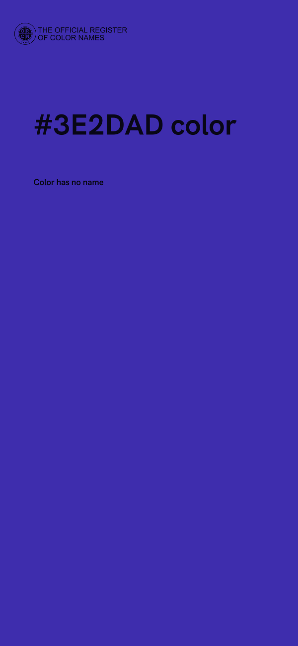 #3E2DAD color image