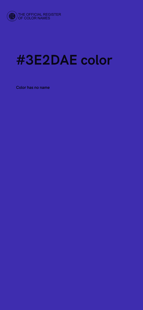 #3E2DAE color image