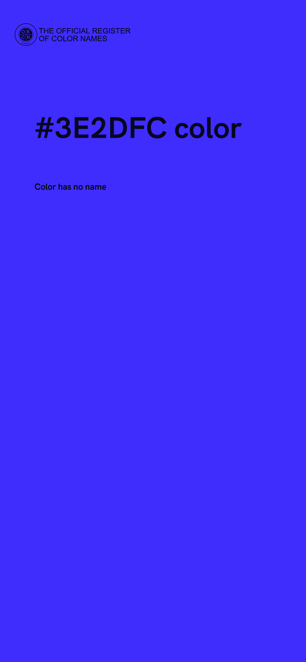#3E2DFC color image