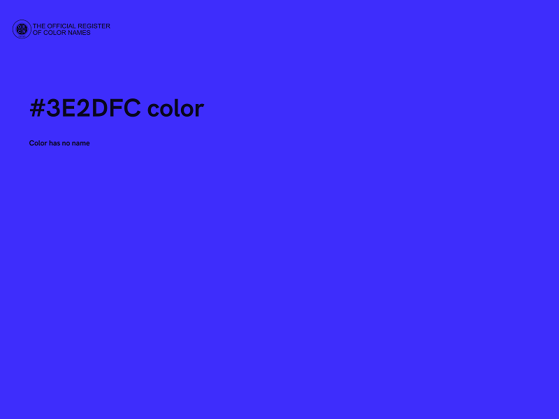 #3E2DFC color image