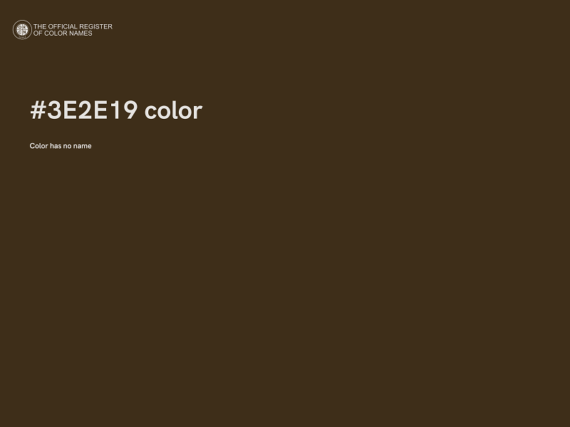 #3E2E19 color image