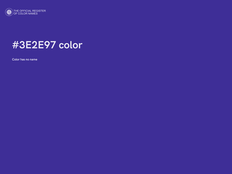 #3E2E97 color image