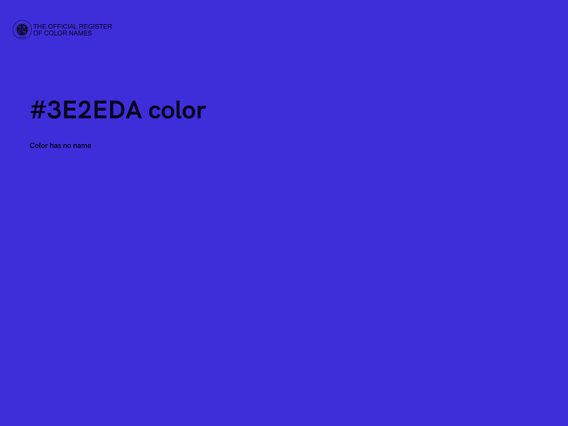 #3E2EDA color image