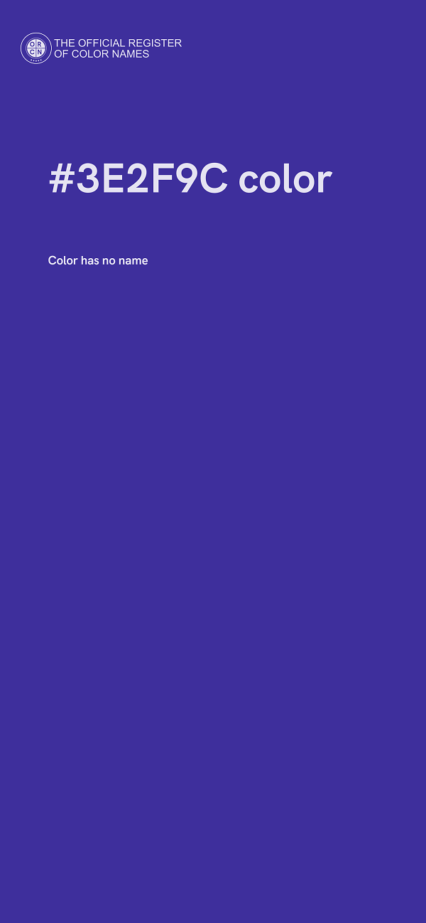 #3E2F9C color image