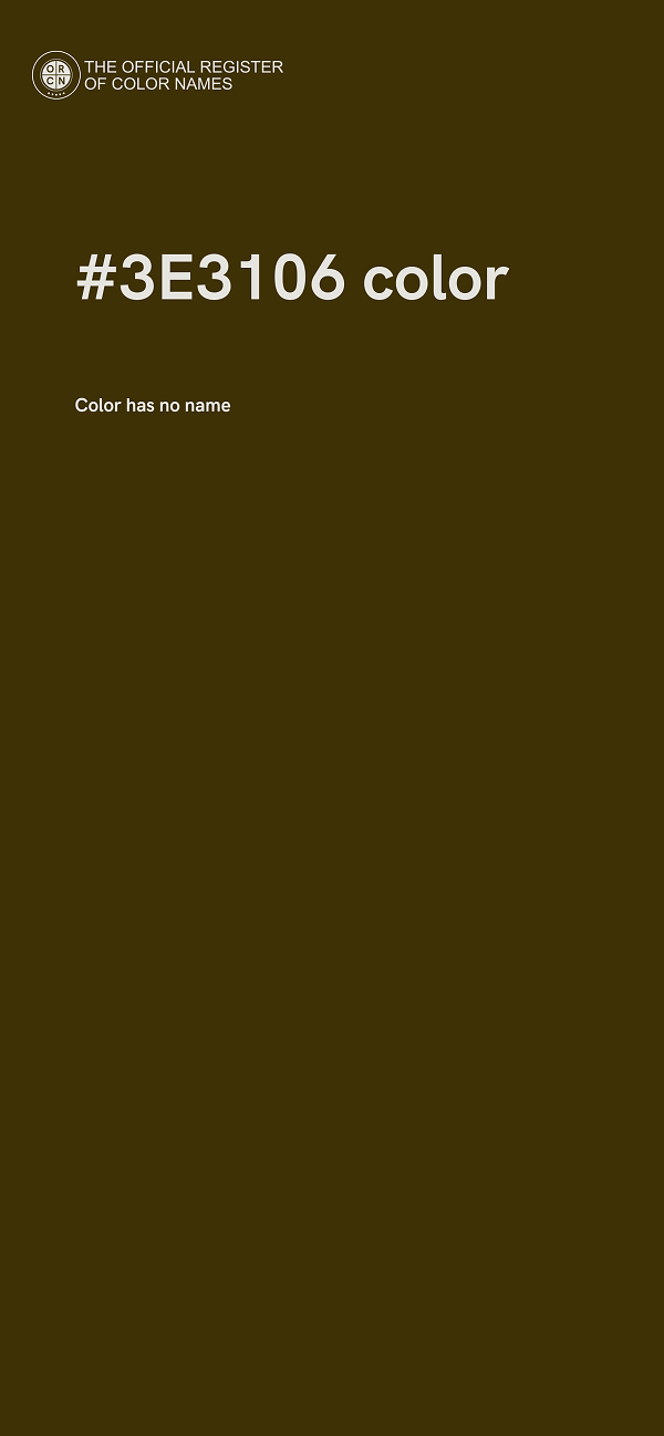 #3E3106 color image
