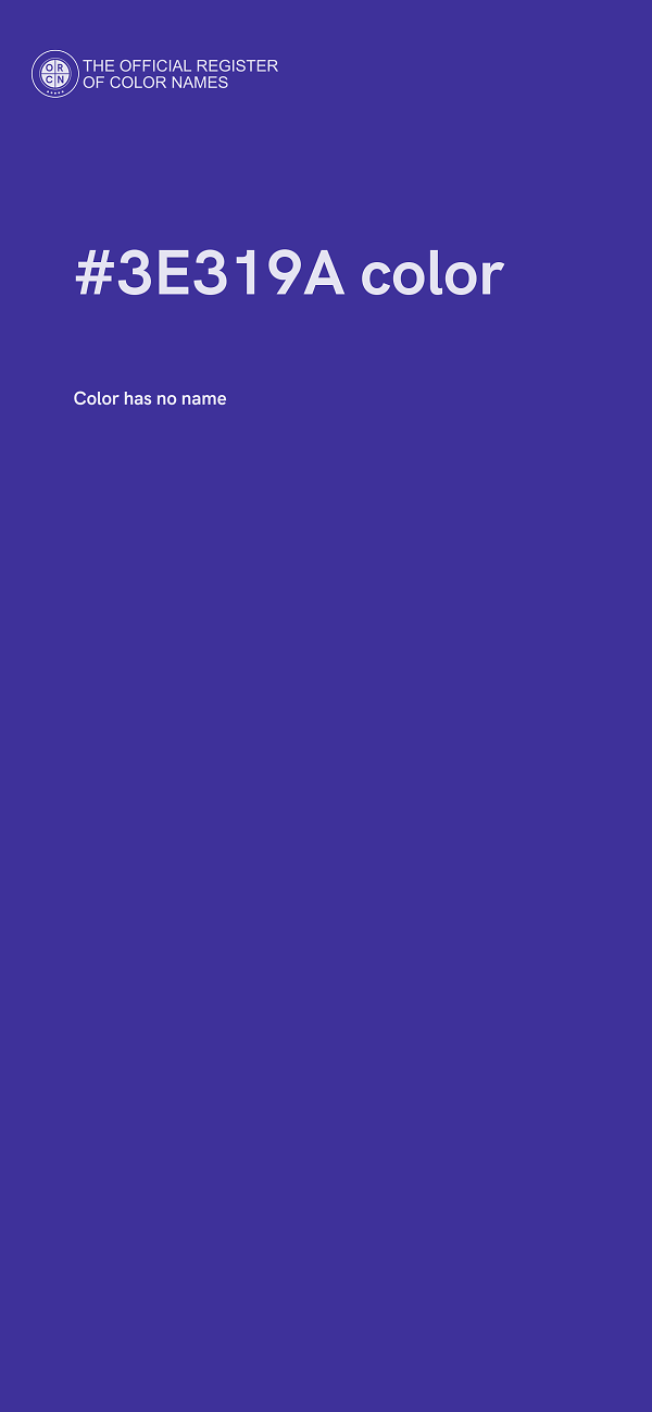 #3E319A color image
