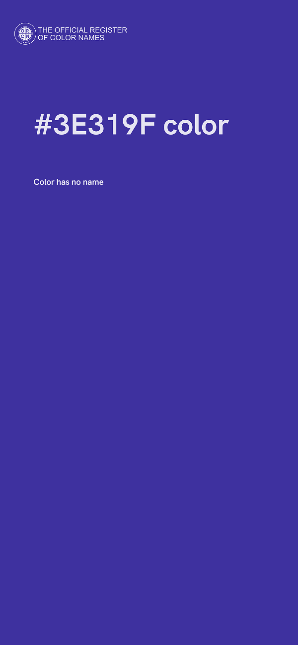 #3E319F color image