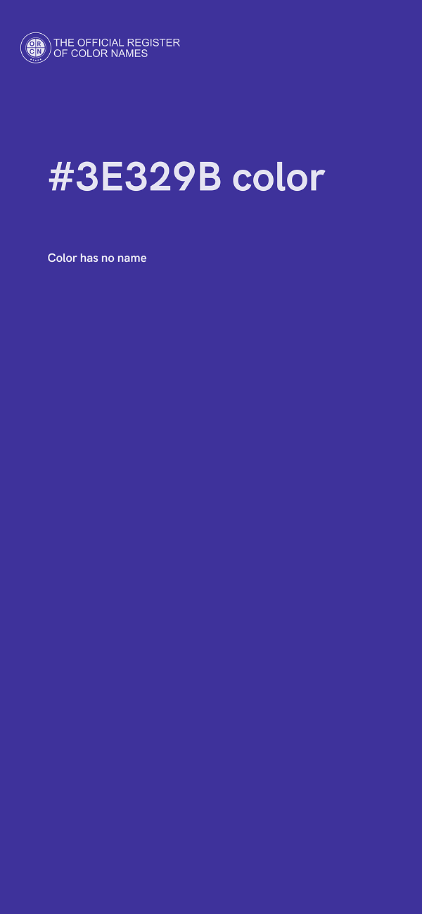 #3E329B color image