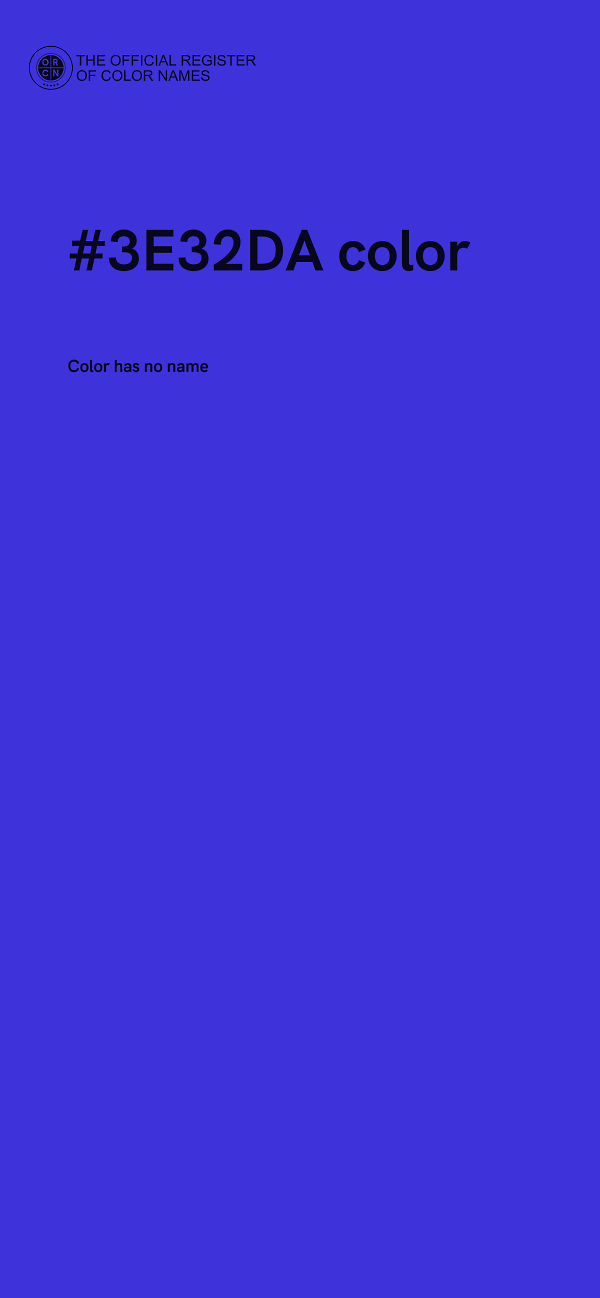 #3E32DA color image