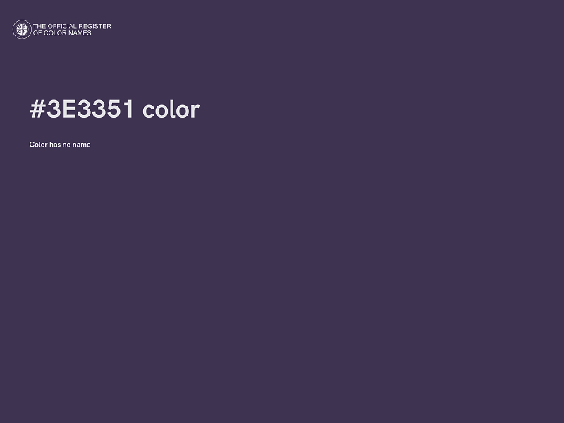 #3E3351 color image