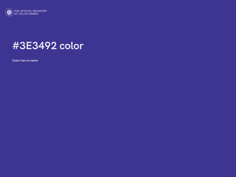 #3E3492 color image
