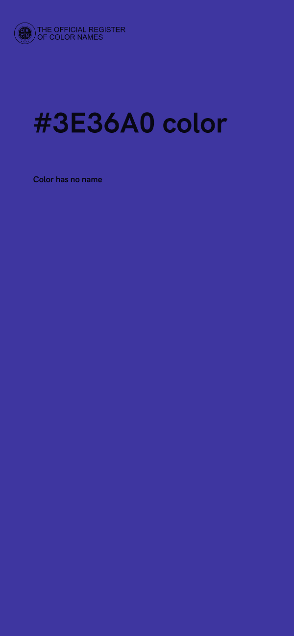 #3E36A0 color image