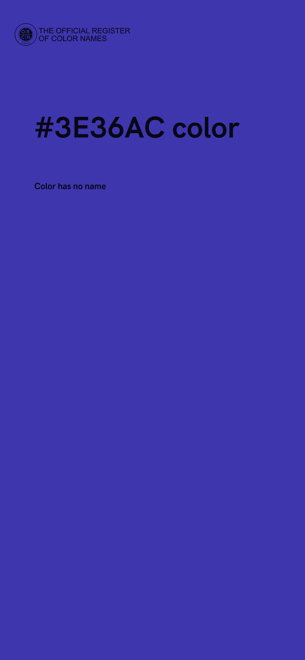 #3E36AC color image