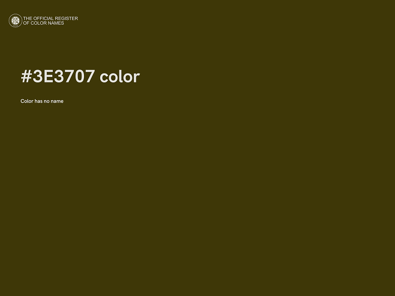#3E3707 color image