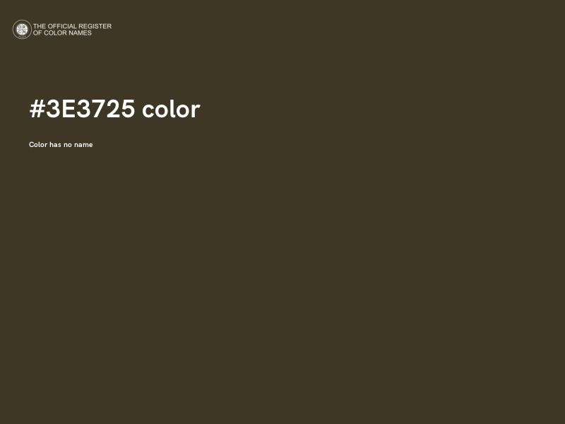 #3E3725 color image