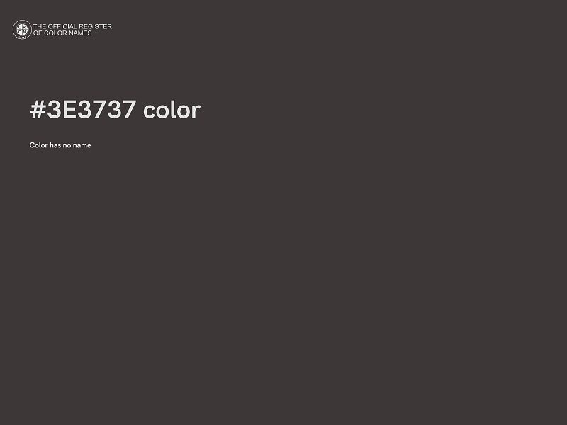 #3E3737 color image