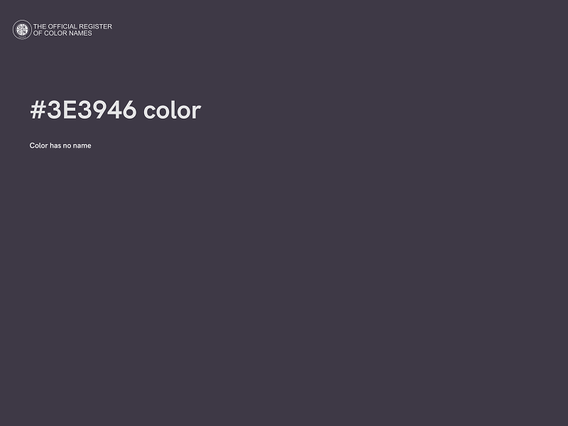 #3E3946 color image