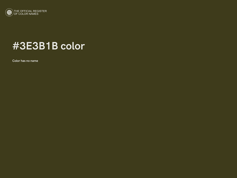 #3E3B1B color image