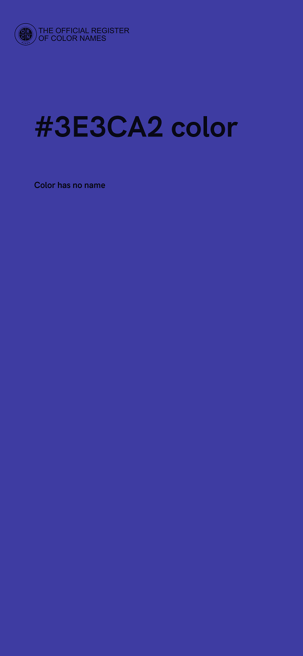 #3E3CA2 color image