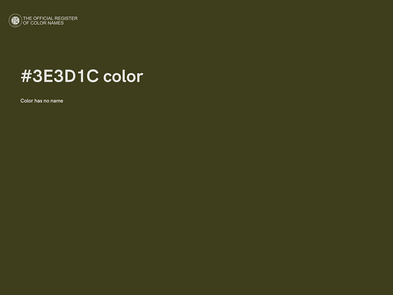 #3E3D1C color image