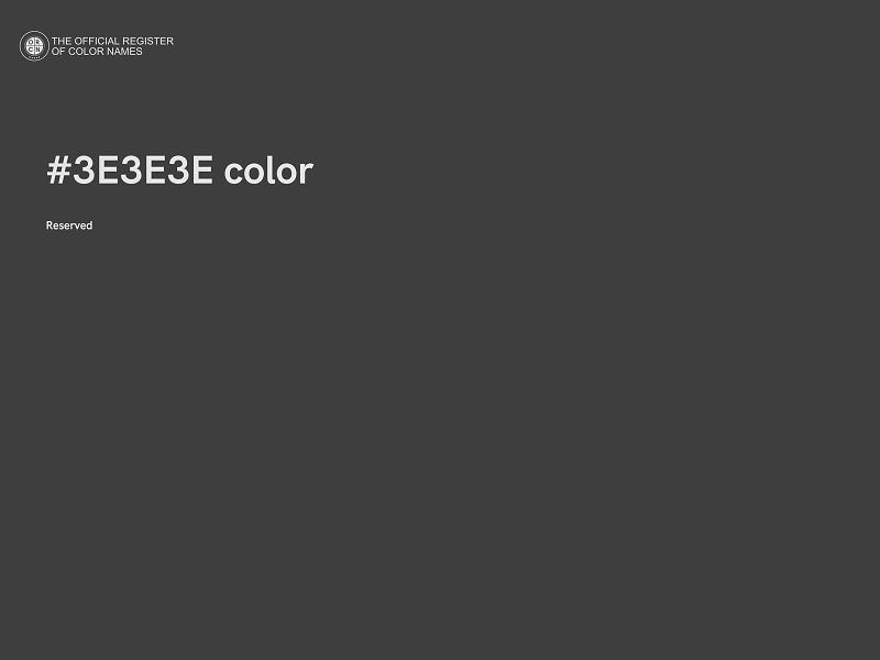 #3E3E3E color image