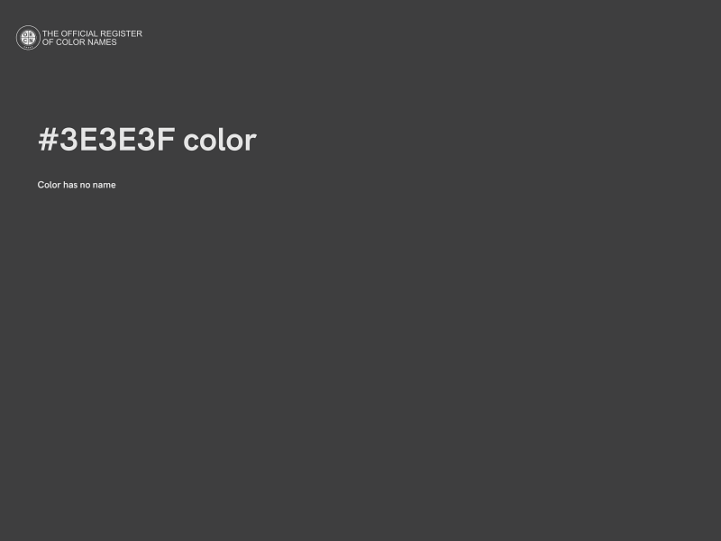 #3E3E3F color image