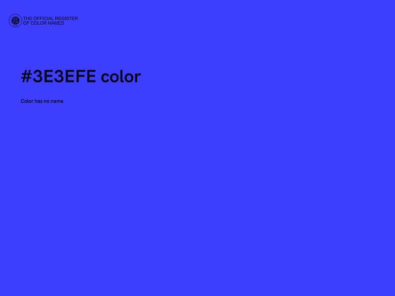 #3E3EFE color image