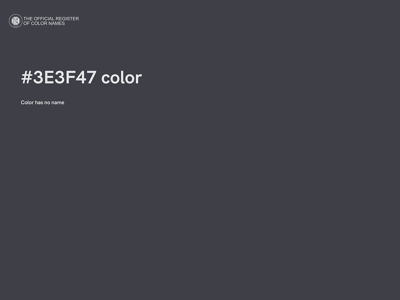 #3E3F47 color image